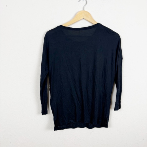 Emilio Pucci Black Printed Blouse Size 4 - Picture 6 of 6